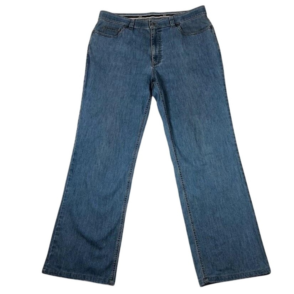 Hilti Jeans Mens 36x32 Blue Straight‎ Leg Denim Classic Fit Germany Cotton Lycra